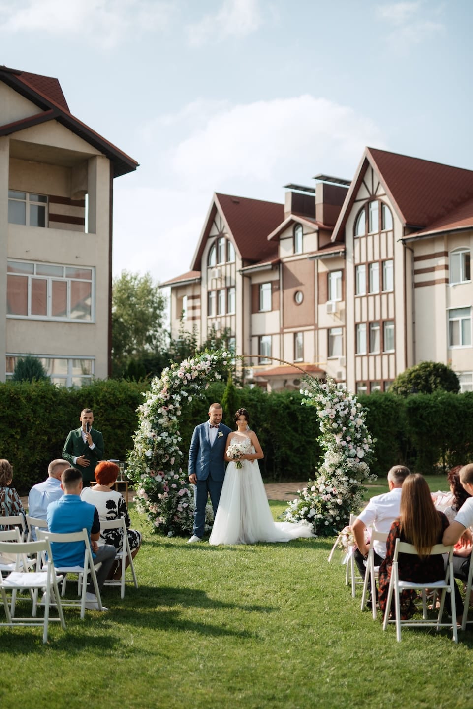 wedding ceremony of the newlyweds on the glade 2023 11 27 05 15 58 utc